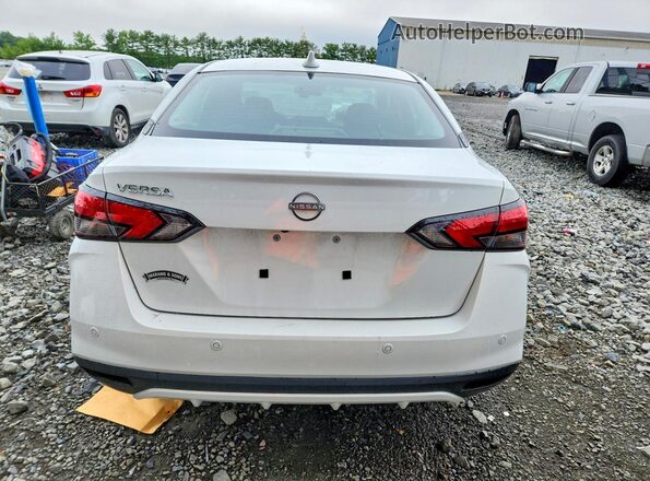 3N1CN8EV6SL820979 2025 NISSAN VERSA White უკანა ხედი
