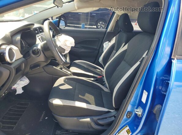 3N1CN8EV7LL843088 2020 NISSAN VERSA Blue Вид салону спереду