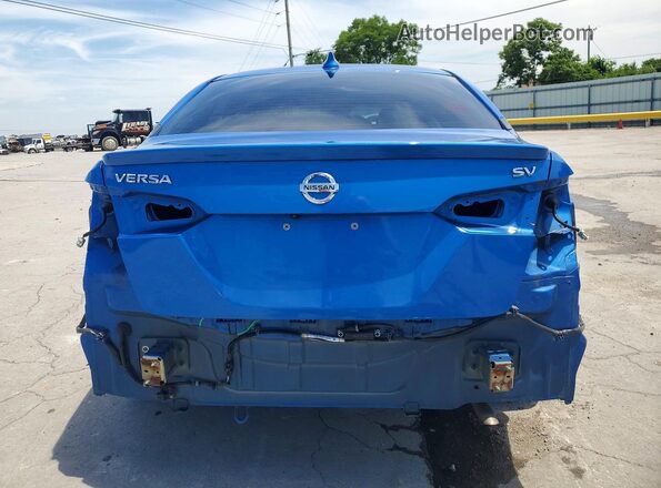 3N1CN8EV7LL901426 2020 NISSAN VERSA Синий Вид сзади