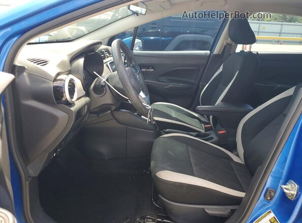 3N1CN8EV7LL901426 2020 NISSAN VERSA Синий Вид салона спереди