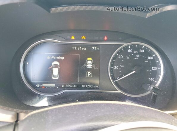 3N1CN8EV7LL901426 2020 NISSAN VERSA Синий Вид щитка приборов