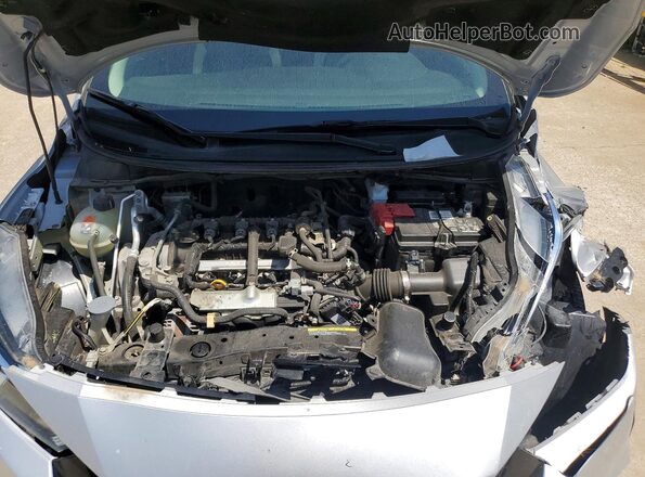 3N1CN8EV7ML842914 2021 NISSAN VERSA Серебряный Вид задней части салона