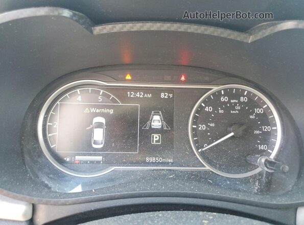 3N1CN8EV7ML842914 2021 NISSAN VERSA Серебряный Вид щитка приборов