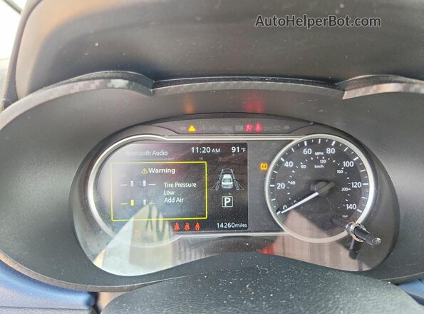 3N1CN8EV7SL860049 2025 NISSAN VERSA Blue Սարքավորումների վահանակի տեսք