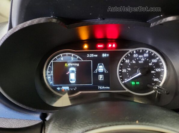 3N1CN8EV7SL894993 2025 NISSAN VERSA Gray Вид щитка приладів