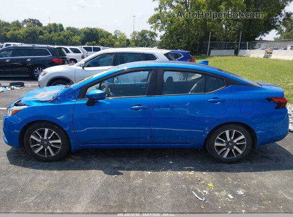 3N1CN8EV9LL838085 2020 NISSAN VERSA Blue Սալոնի 360 աստիճան տեսք