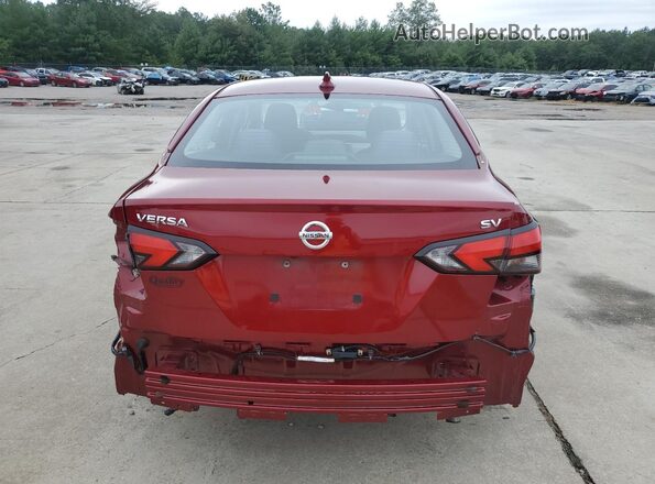 3N1CN8EV9LL844257 2020 NISSAN VERSA Red უკანა ხედი