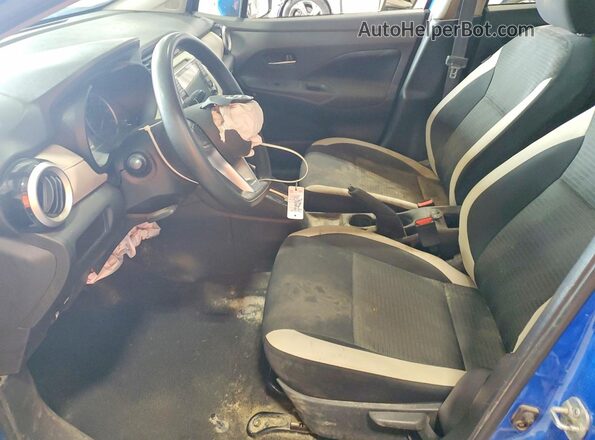3N1CN8EV9ML872867 2021 NISSAN VERSA Blue Widok wnętrza z przodu