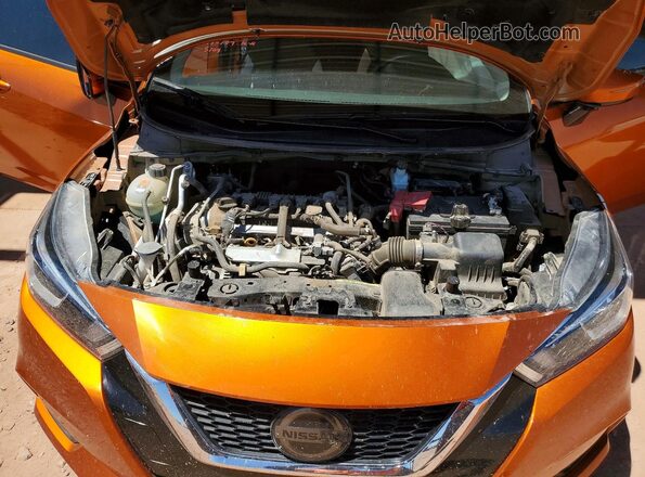 3N1CN8EVXML845709 2021 NISSAN VERSA Orange Vista interior trasera