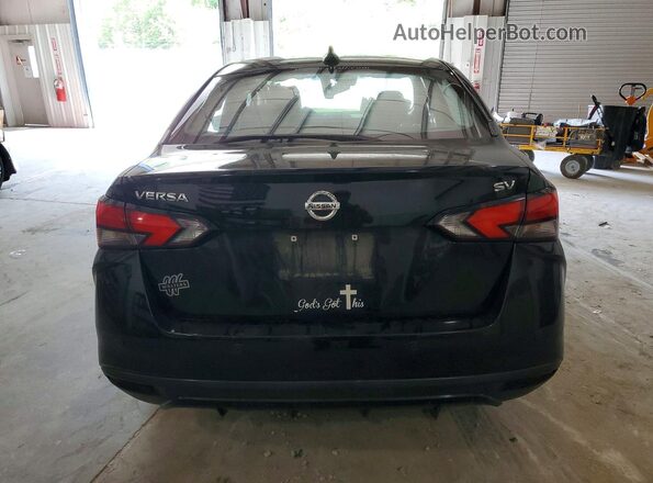3N1CN8EVXML866592 2021 NISSAN VERSA Black Вид ззаду