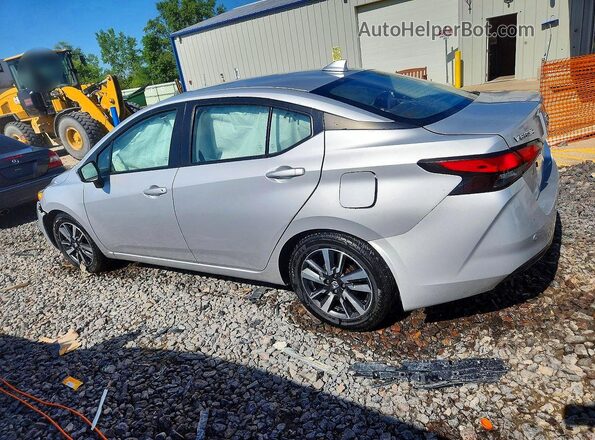 3N1CN8EVXML895283 2021 NISSAN VERSA Silver Задня ліва чверть