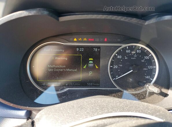 3N1CN8EVXSL872275 2025 NISSAN VERSA Черный Вид щитка приборов