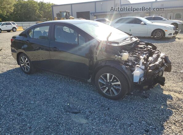 3N1CN8EVXSL872275 2025 NISSAN VERSA Черный Передняя правая четверть