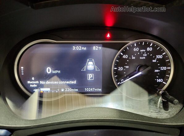 3N1CN8EVXSL877752 2025 NISSAN VERSA Silver Вид щитка приладів