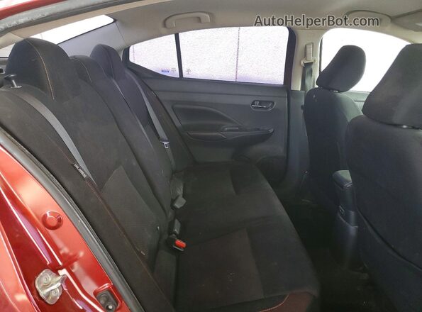 3N1CN8FV2LL905222 2020 NISSAN VERSA Maroon Widok tylnych siedzeń