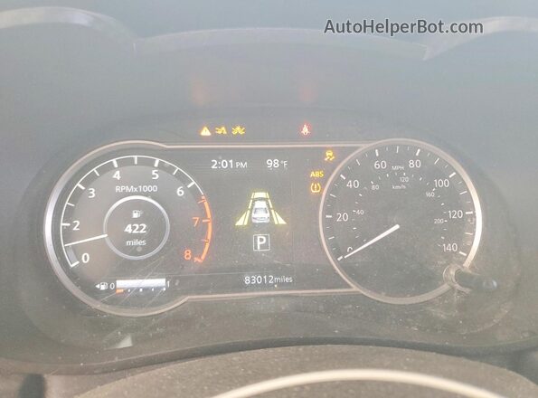 3N1CN8FV2LL905222 2020 NISSAN VERSA Maroon Widok zestawu wskaźników