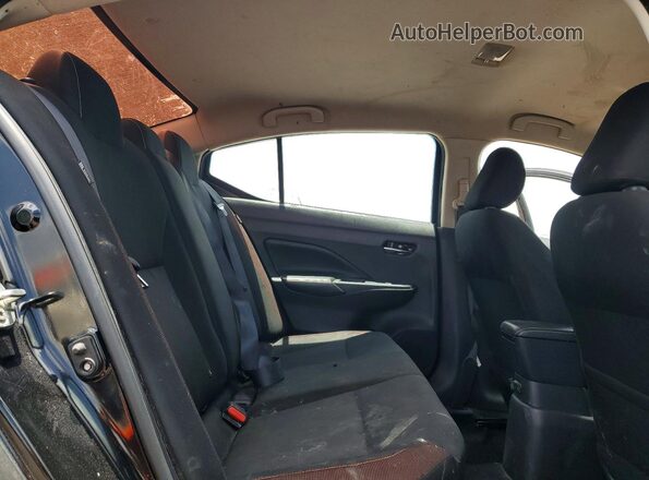 3N1CN8FV2ML876662 2021 NISSAN VERSA Black უკანა სავარძლების ხედი