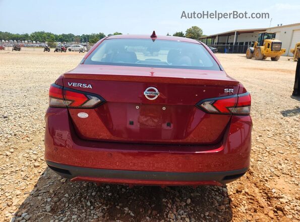 3N1CN8FV3LL809907 2020 NISSAN VERSA Maroon უკანა ხედი