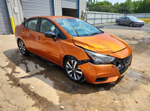3N1CN8FV3LL901440 2020 NISSAN VERSA Оранжевый Передняя правая четверть