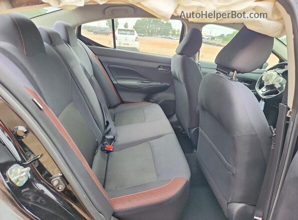 3N1CN8FV4LL810127 2020 NISSAN VERSA Black Rear seats view