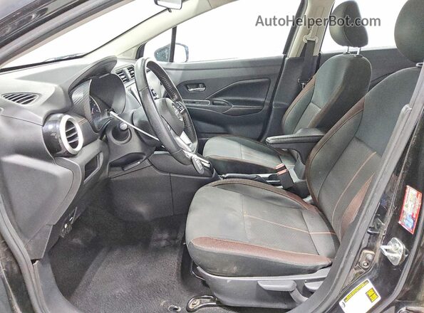 3N1CN8FV4LL828661 2020 NISSAN VERSA Black Widok wnętrza z przodu