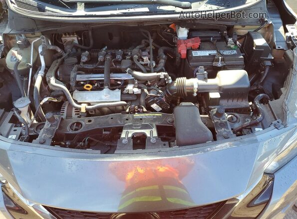 3N1CN8FV4ML807634 2021 NISSAN VERSA Charcoal უკანა სალონის ხედი
