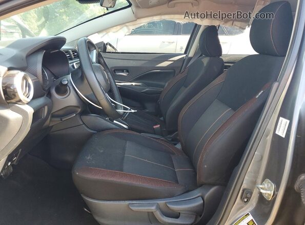 3N1CN8FV4ML807634 2021 NISSAN VERSA Charcoal წინა სალონის ხედი