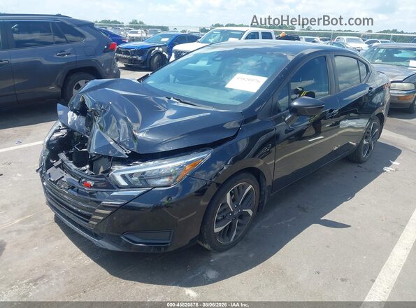 3N1CN8FV4PL814636 2023 NISSAN VERSA Black Передня ліва чверть