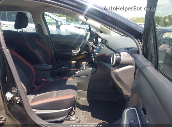 3N1CN8FV4PL814636 2023 NISSAN VERSA Black Вид салону спереду