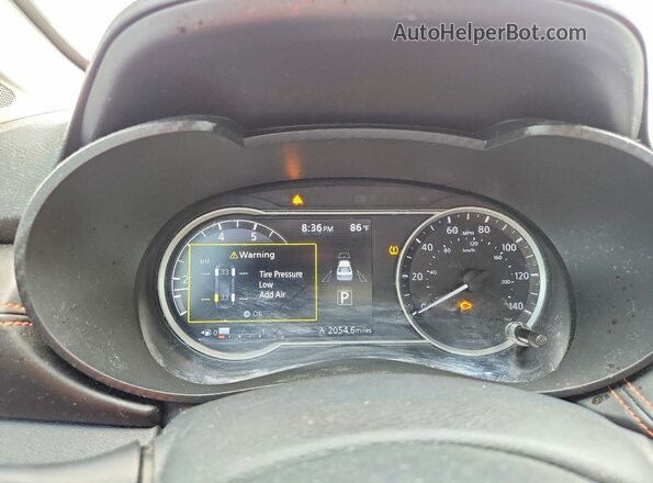 3N1CN8FV5ML920105 2021 NISSAN VERSA Коричневый Вид щитка приборов