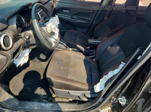 3N1CN8FV7LL803589 2020 NISSAN VERSA Black Widok wnętrza z przodu