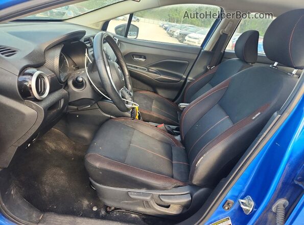 3N1CN8FV8LL913566 2020 NISSAN VERSA Blue Вид салону спереду