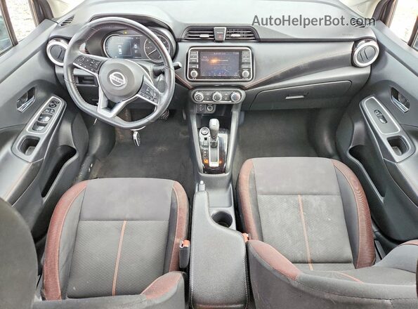 3N1CN8FV8ML920793 2021 NISSAN VERSA Silver Вид панелі приладів
