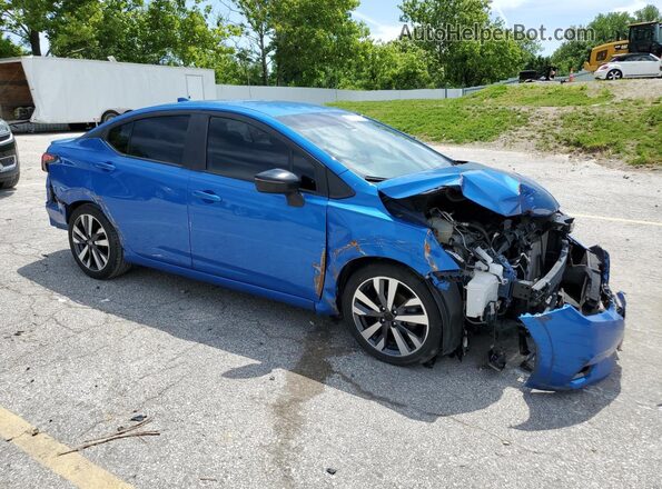 3N1CN8FV9LL838148 2020 NISSAN VERSA Blue Vista de la etiqueta del VIN