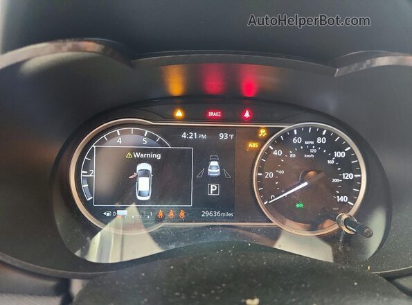 3N1CN8FV9SL845003 2025 NISSAN VERSA Серебряный Вид щитка приборов