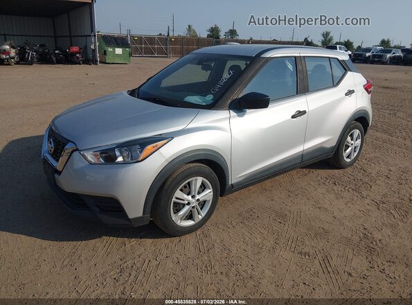 3N1CP5BV0LL518893 2020 NISSAN KICKS Серебряный Передняя левая четверть