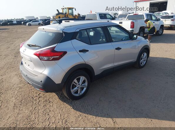 3N1CP5BV0LL518893 2020 NISSAN KICKS Серебряный Задняя правая четверть