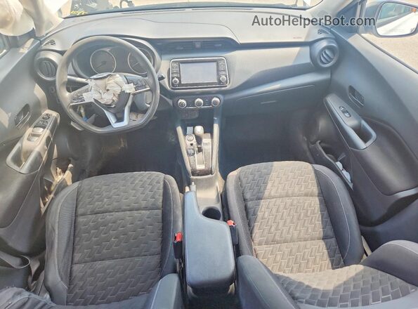 3N1CP5BV0ML518295 2021 NISSAN KICKS White Dashboard view