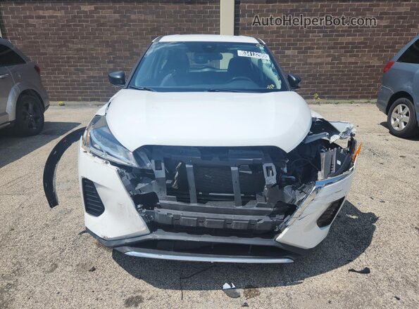 3N1CP5BV0ML518295 2021 NISSAN KICKS White VIN sticker view