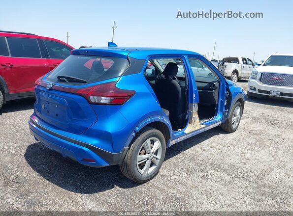 3N1CP5BV0ML551491 2021 NISSAN KICKS Blue Задня права чверть