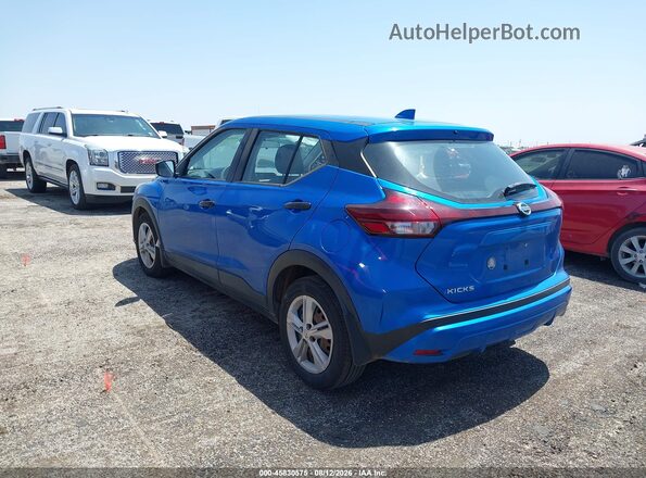 3N1CP5BV0ML551491 2021 NISSAN KICKS Blue Задня ліва чверть