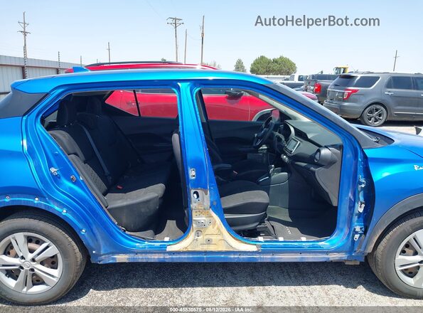 3N1CP5BV0ML551491 2021 NISSAN KICKS Blue Вид спереду