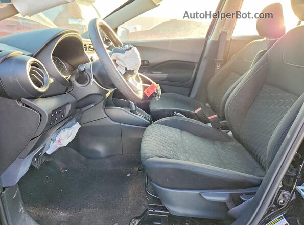 3N1CP5BV0NL524115 2022 NISSAN KICKS Black წინა სალონის ხედი