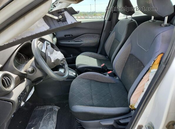 3N1CP5BV1LL489291 2020 NISSAN KICKS Белый Вид салона спереди