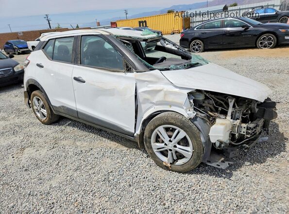3N1CP5BV1LL489291 2020 NISSAN KICKS Белый Передняя правая четверть