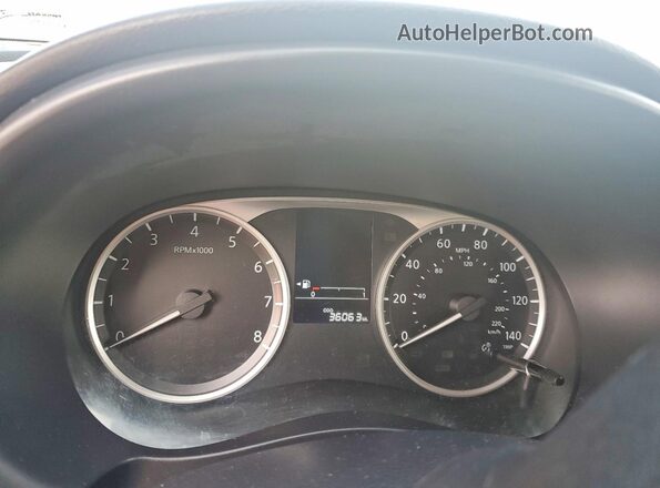 3N1CP5BV1LL517056 2020 NISSAN KICKS Silver Вид щитка приладів