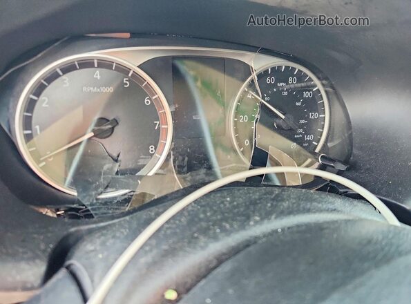 3N1CP5BV1ML532223 2021 NISSAN KICKS White Instrument cluster view