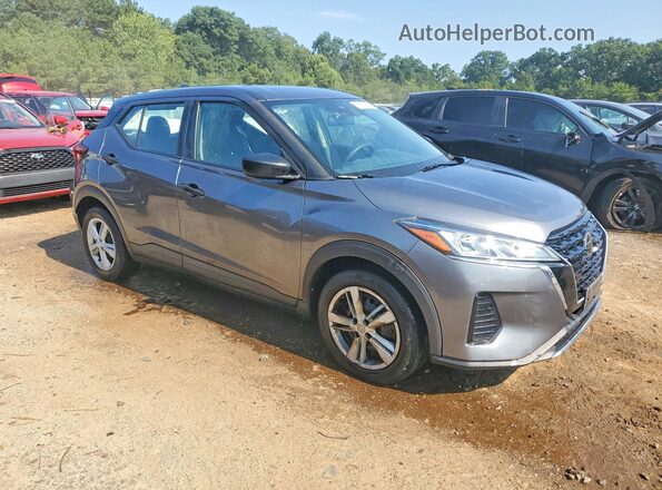 3N1CP5BV1ML532240 2021 NISSAN KICKS Серый Передняя правая четверть