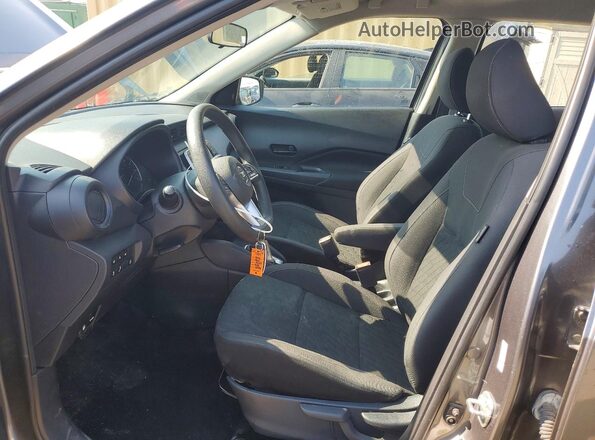 3N1CP5BV1ML532240 2021 NISSAN KICKS Серый Вид салона спереди