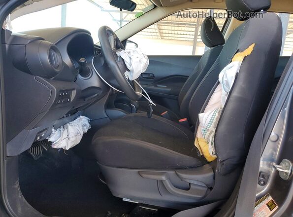 3N1CP5BV1ML553802 2021 NISSAN KICKS Gray წინა სალონის ხედი